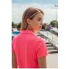 Kadın Neon Pembe Polo Yaka T-Shirt