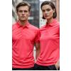 Kadın Neon Pembe Polo Yaka T-Shirt